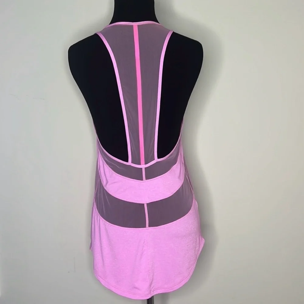 Lululemon tank If You're Lucky Heathered Vintage Pink / Raspberry Glo Light M‎